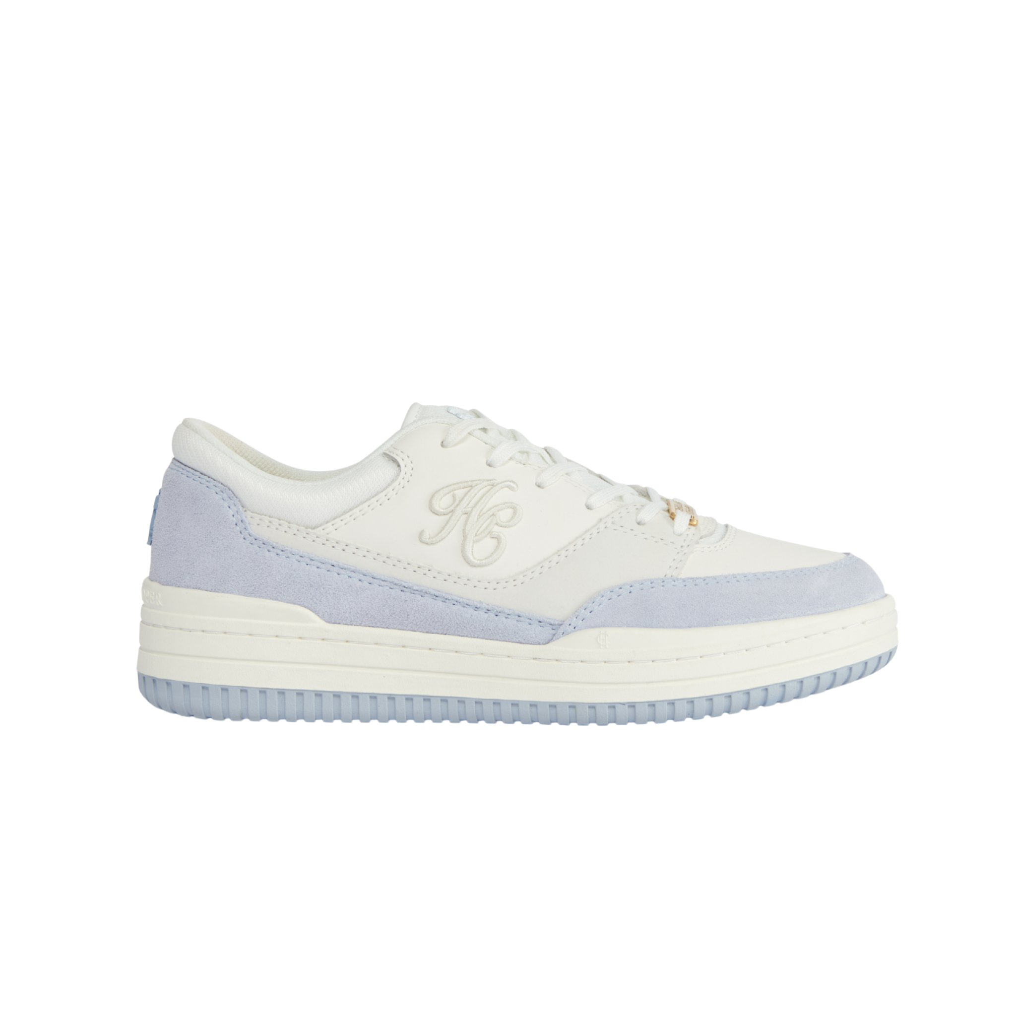 Retro Trainer Cream Smokey Blue