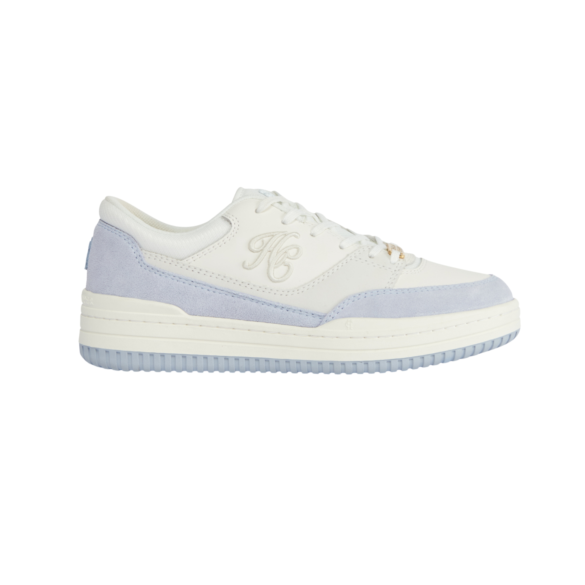 Retro Trainer Cream Smokey Blue