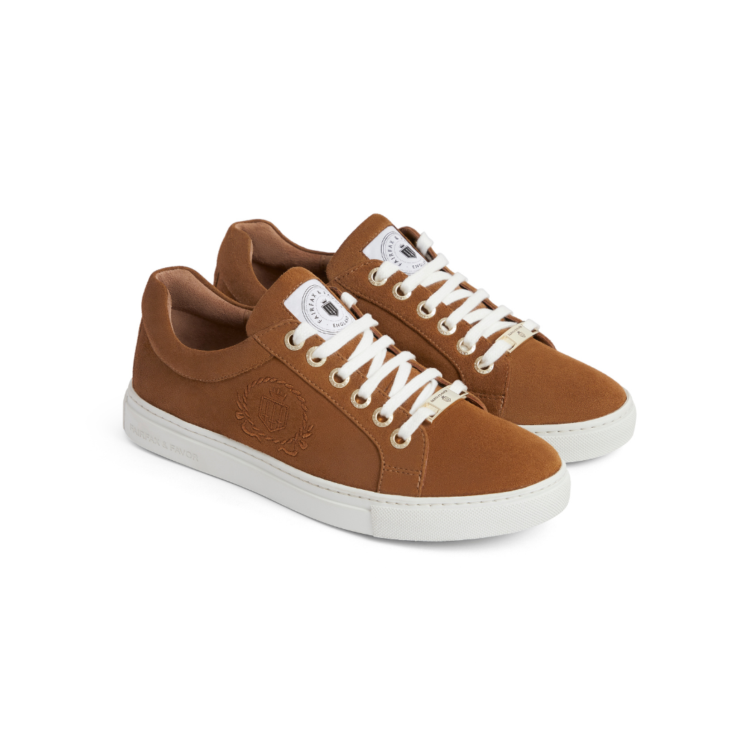 Richmond Trainer Tan Suede