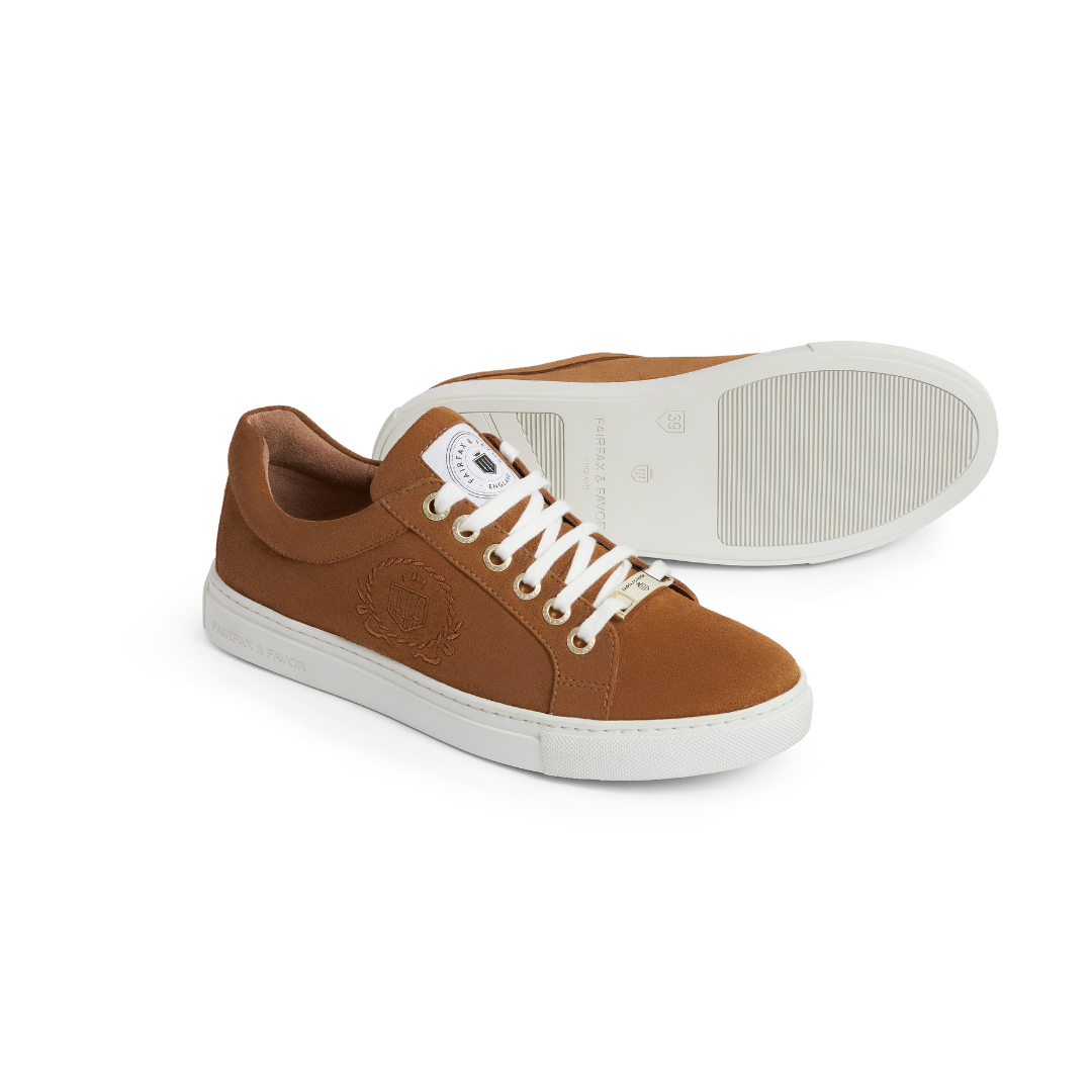 Richmond Trainer Tan Suede