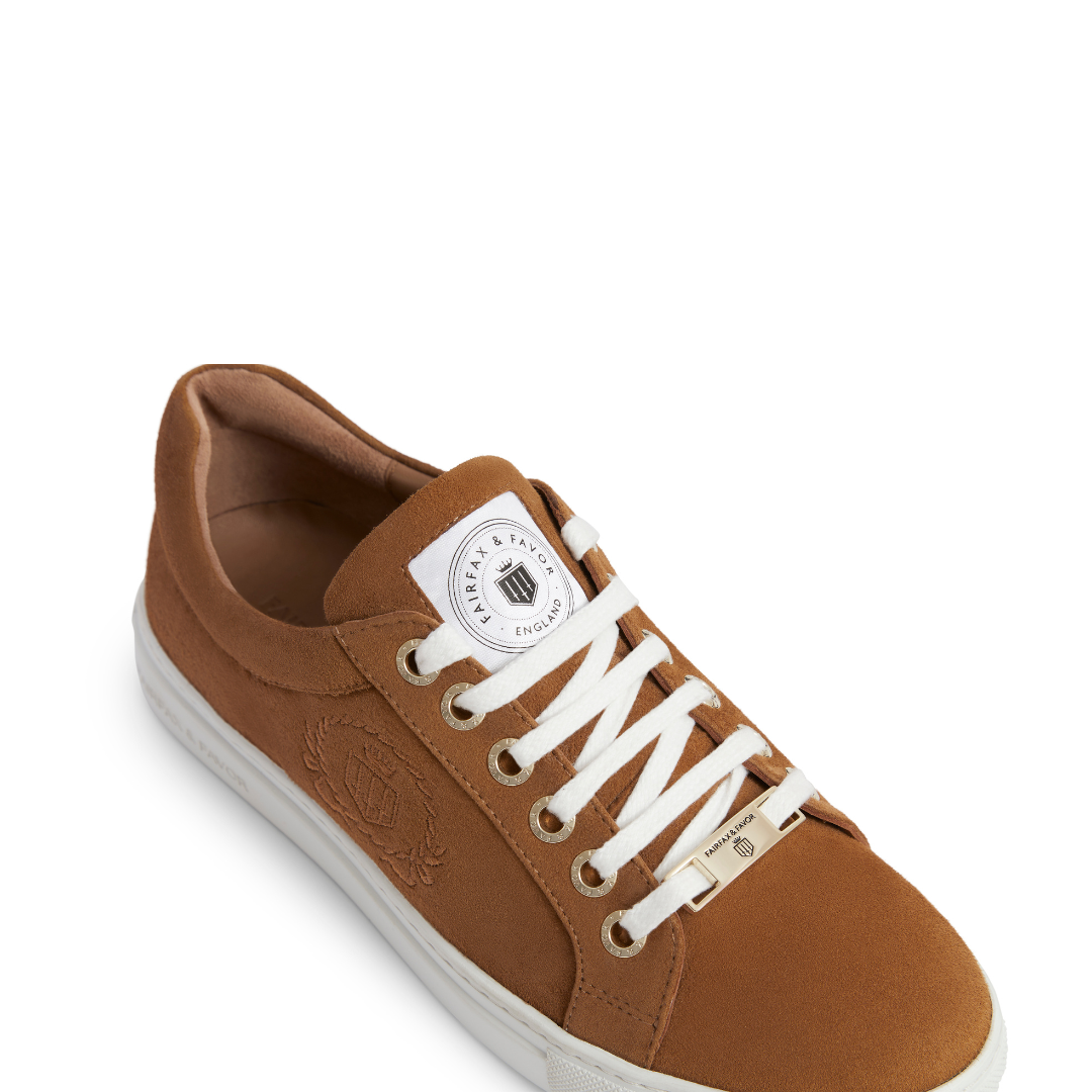 Richmond Trainer Tan Suede