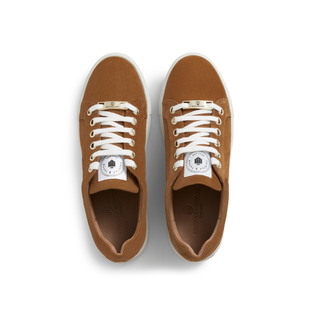 Richmond Trainer Tan Suede