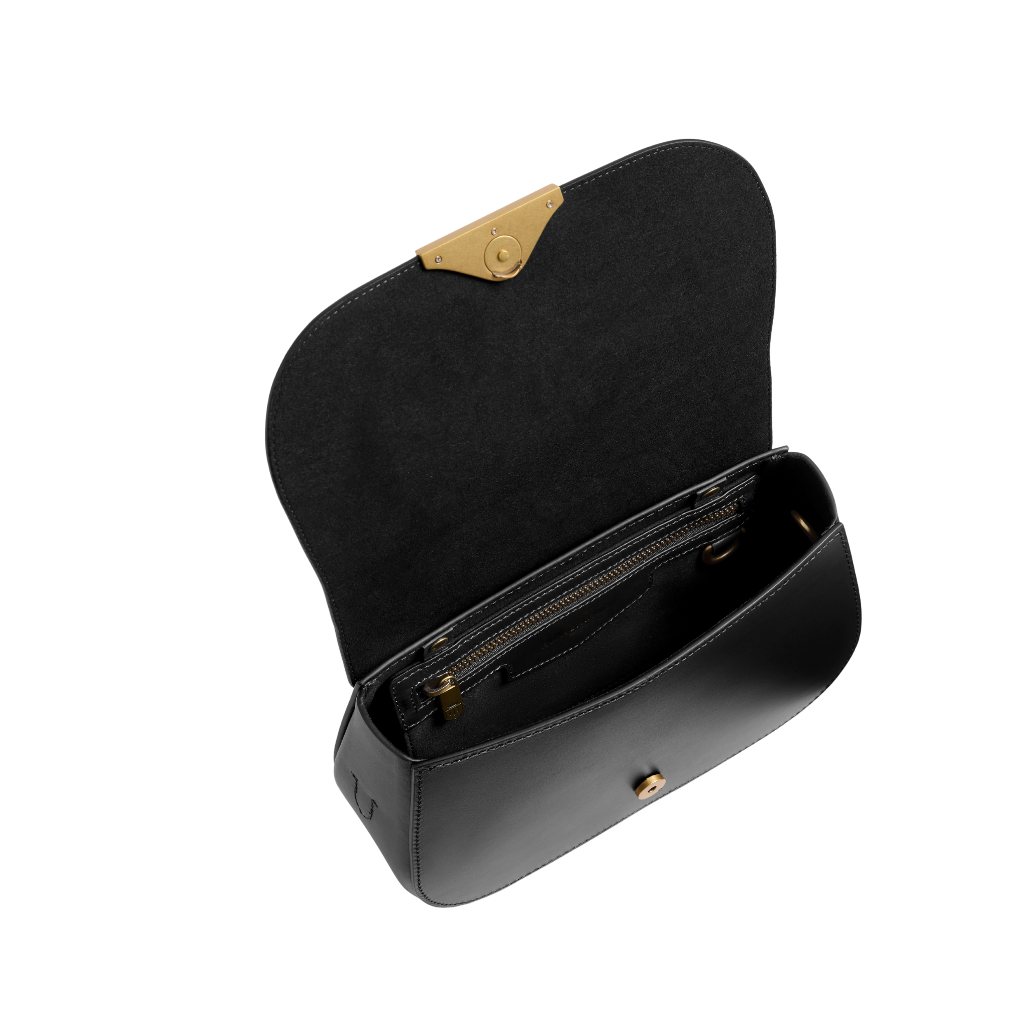 Rye Cross Body Bag Black Leather