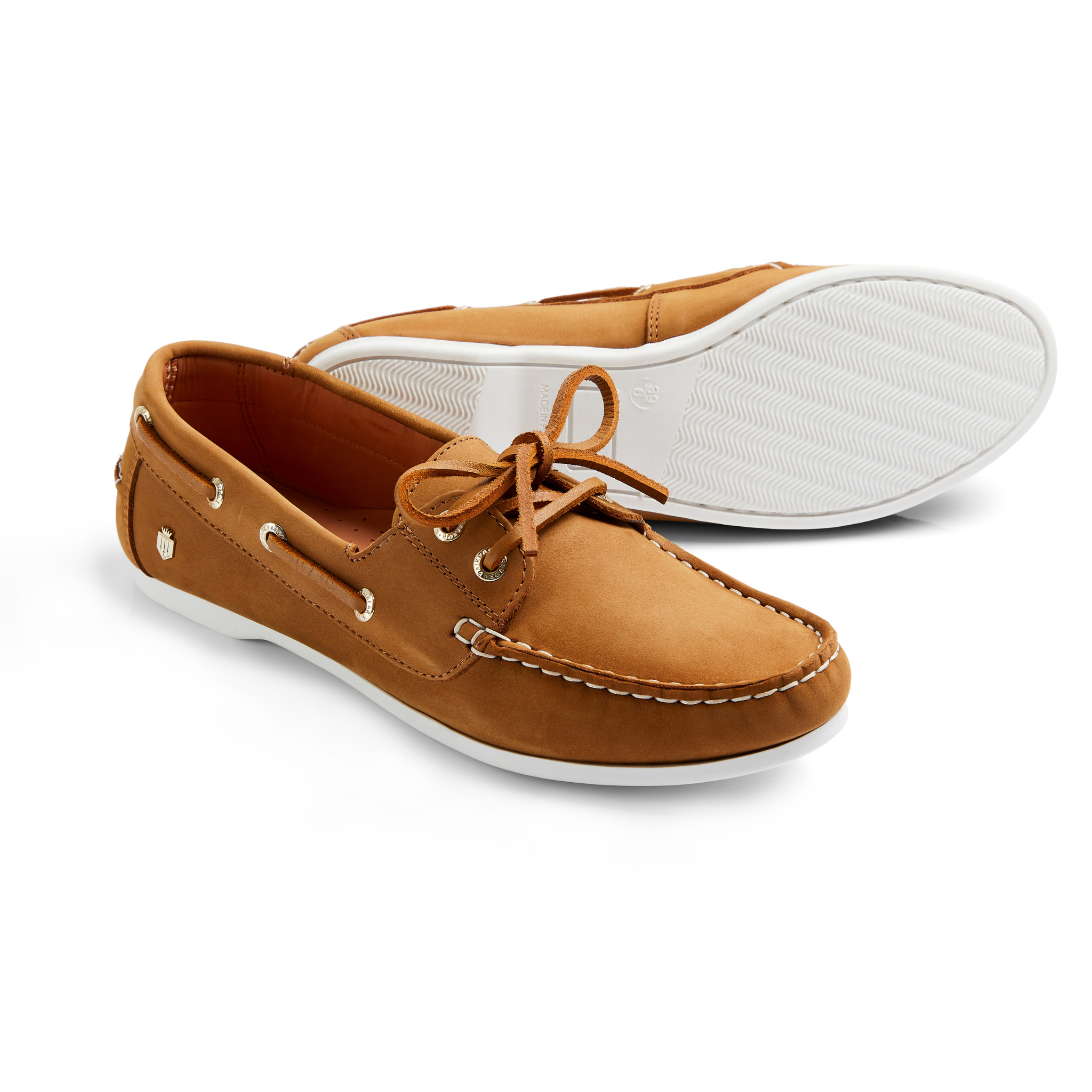 Salcombe Deck Shoe Tan Nubuck