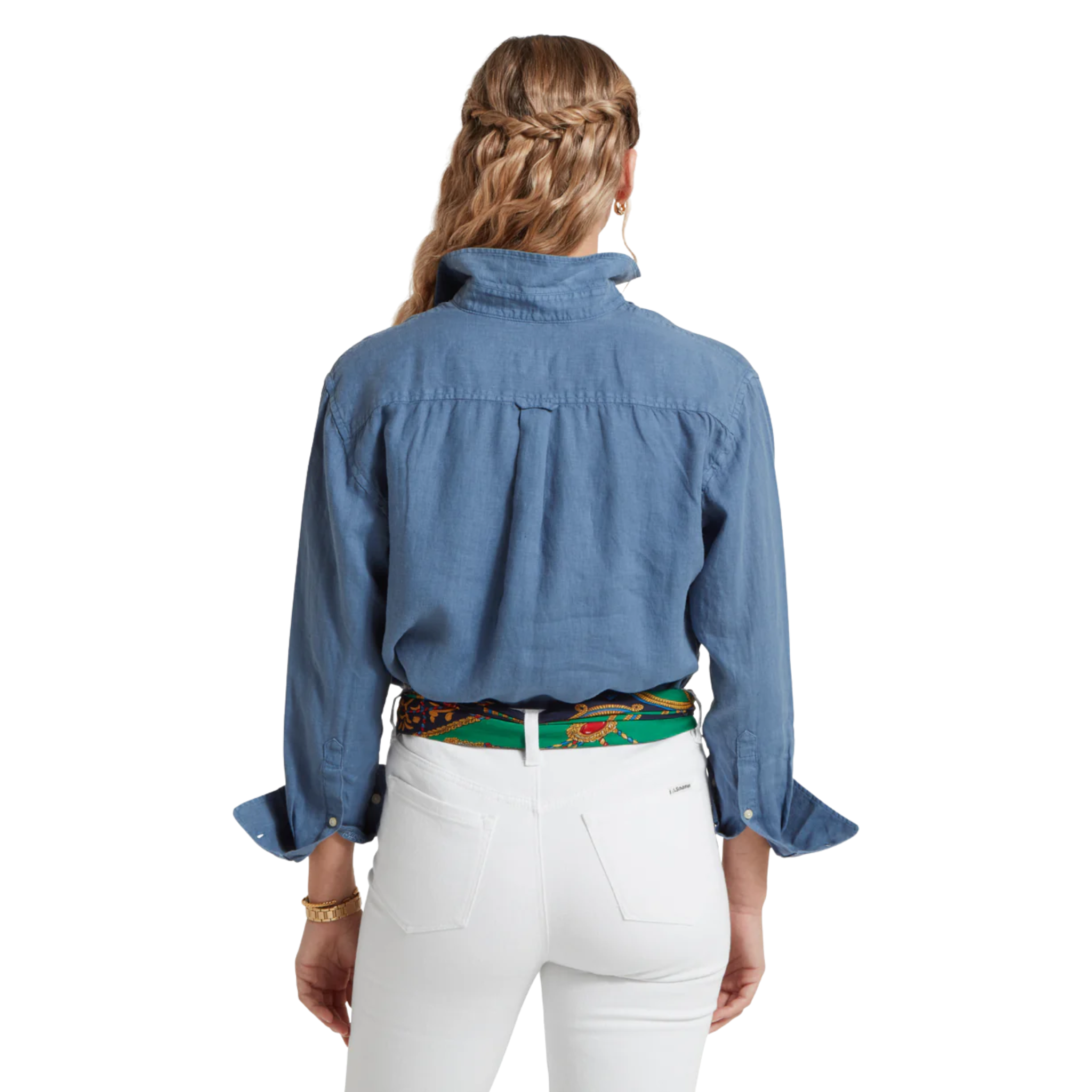 Salthouse Linen Shirt French Navy