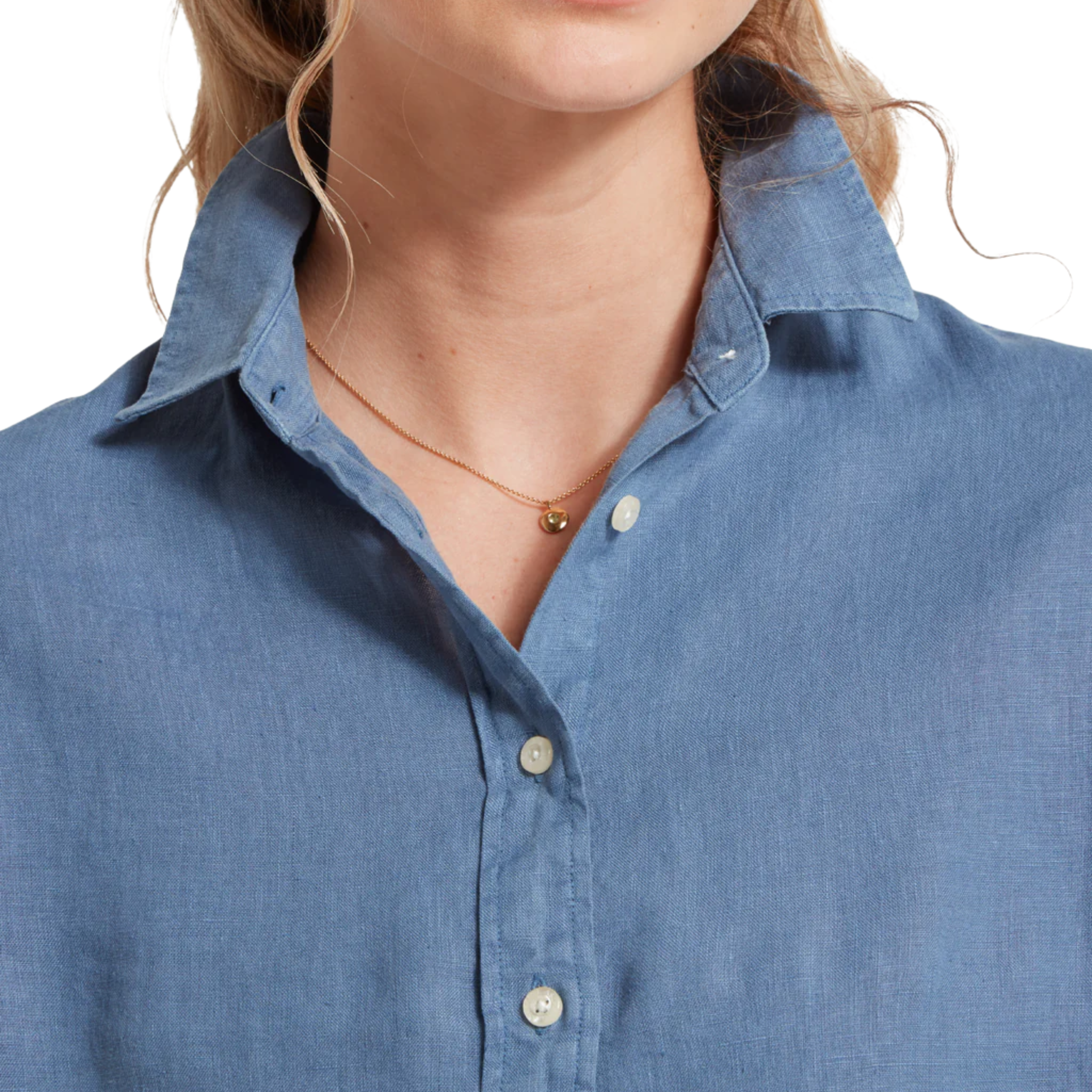 Salthouse Linen Shirt French Navy