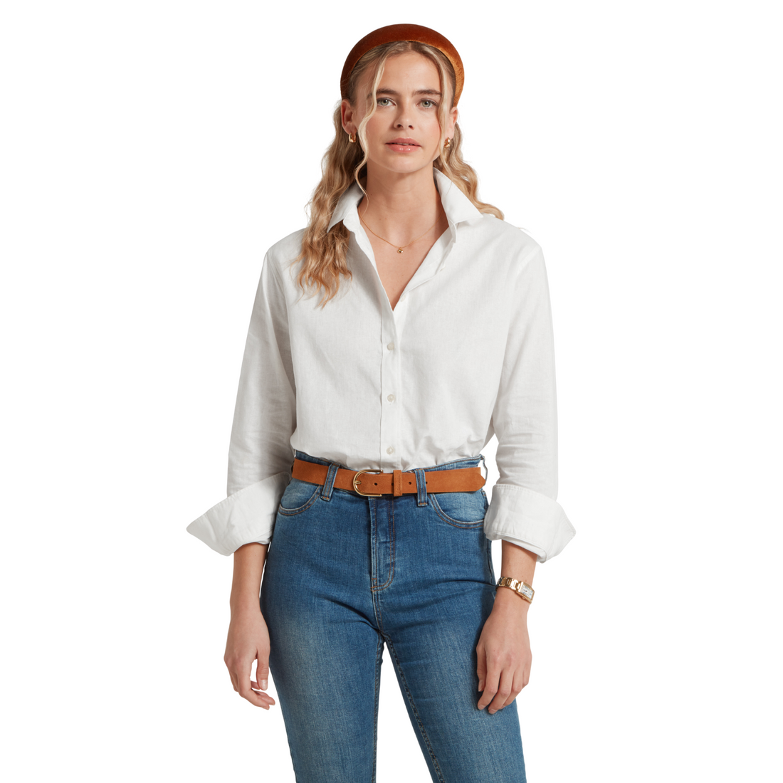 Salthouse Linen Shirt White