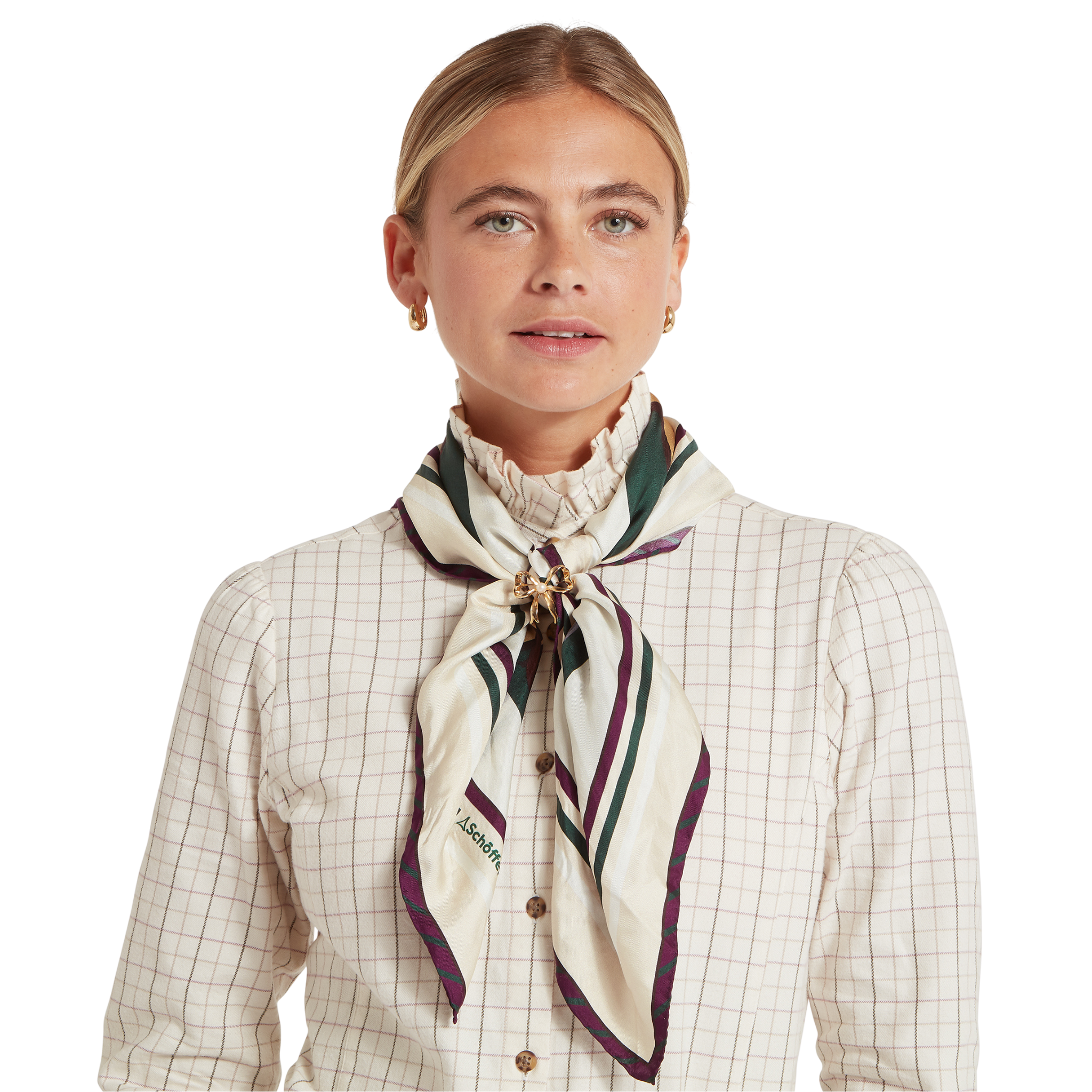 Hathersage Silk Scarf Bridle Print