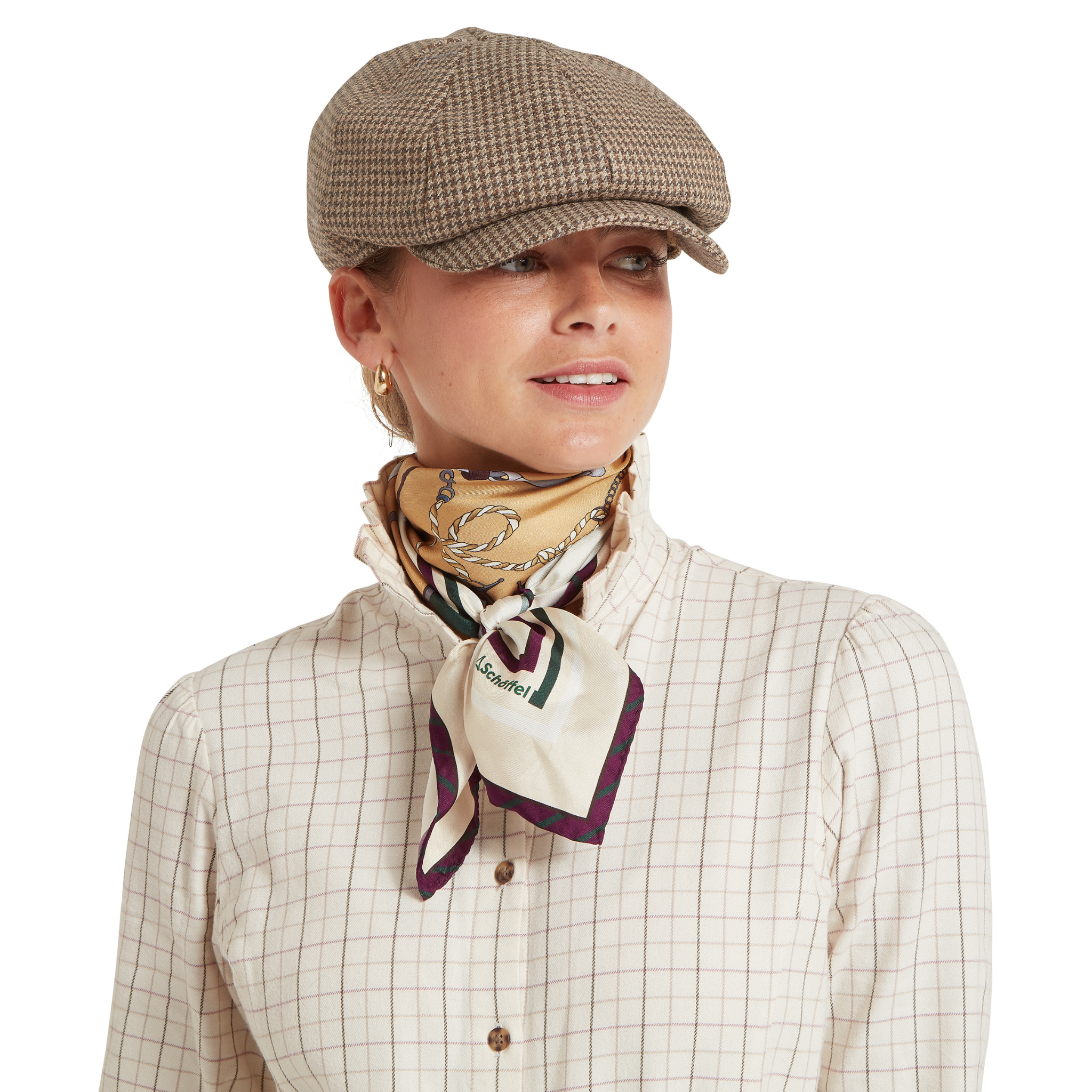 Hathersage Silk Scarf Bridle Print