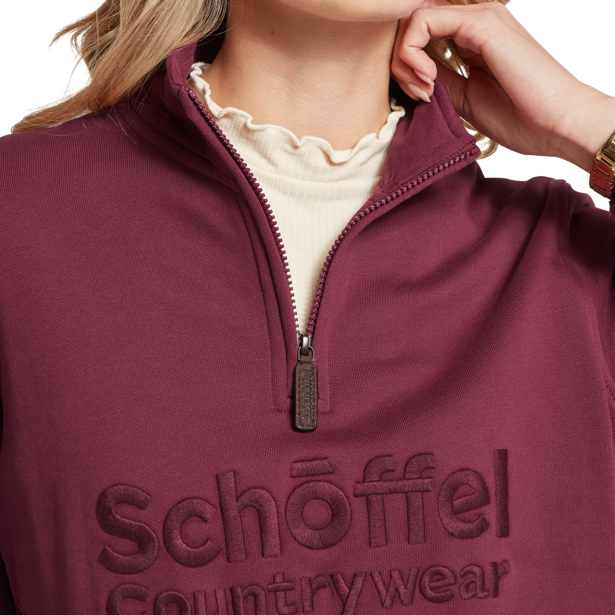 St Issey Sweatshirt Burgundy