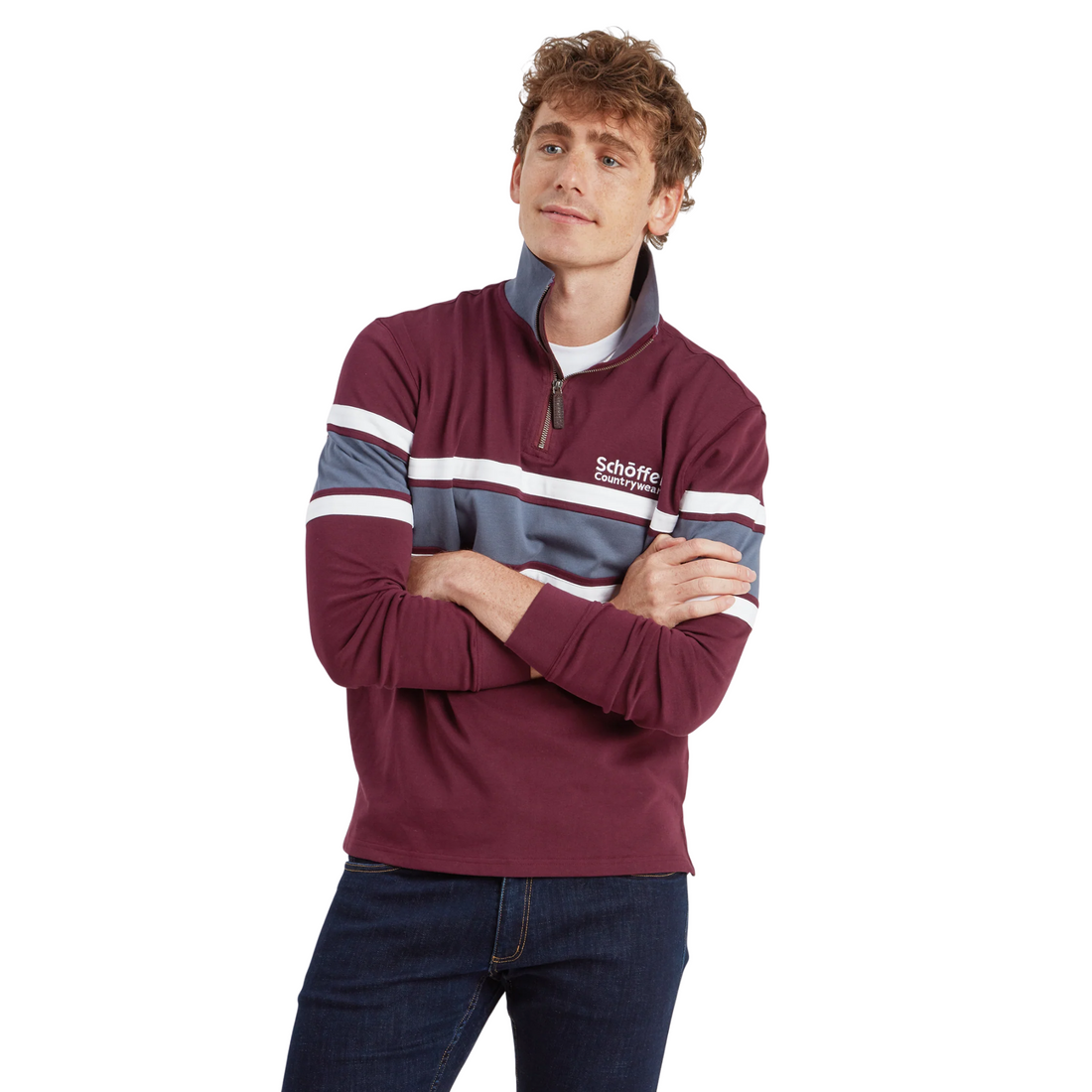 Exmouth Heritage 1/4 Zip Wine