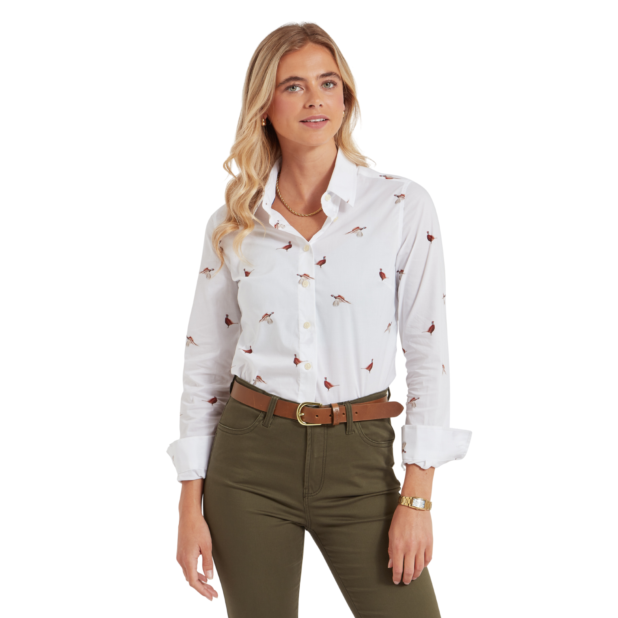 Norfolk Shirt Pheasant Print