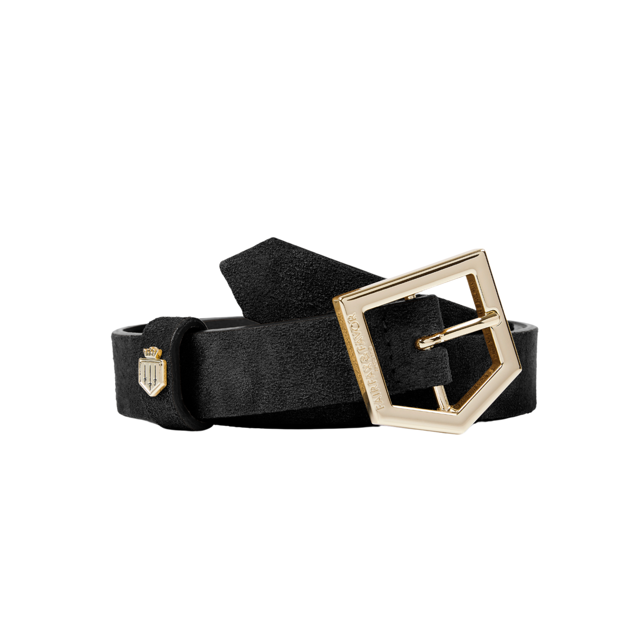 Sennowe Belt Black Suede