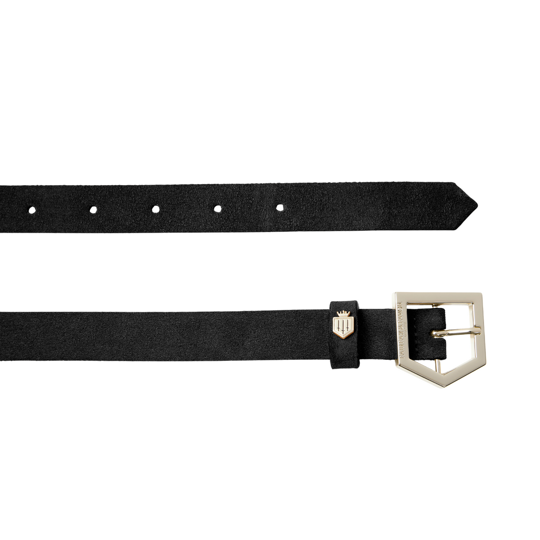Sennowe Belt Black Suede