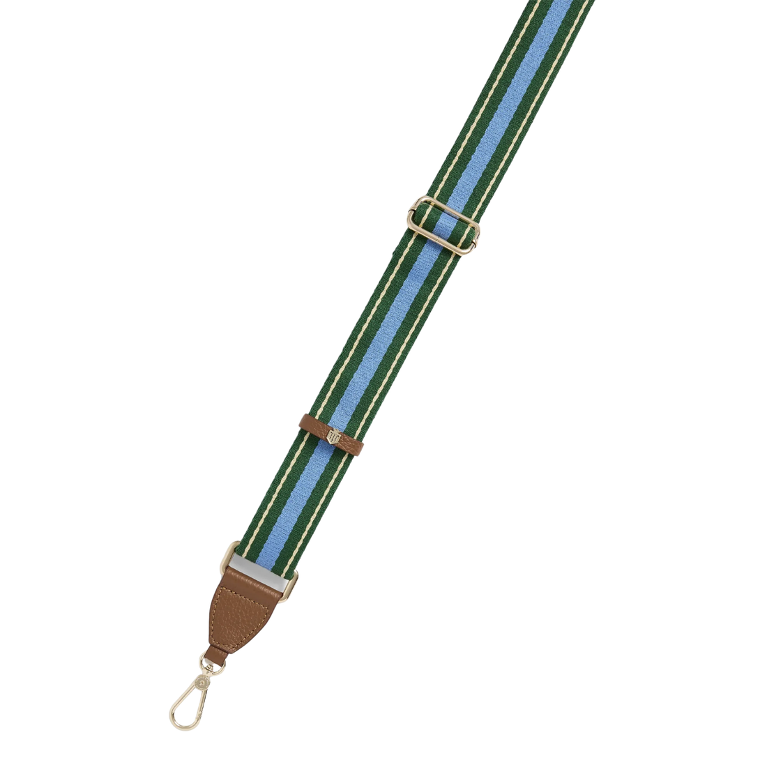 Signature Webbing Strap Clover Green &Sky Blue