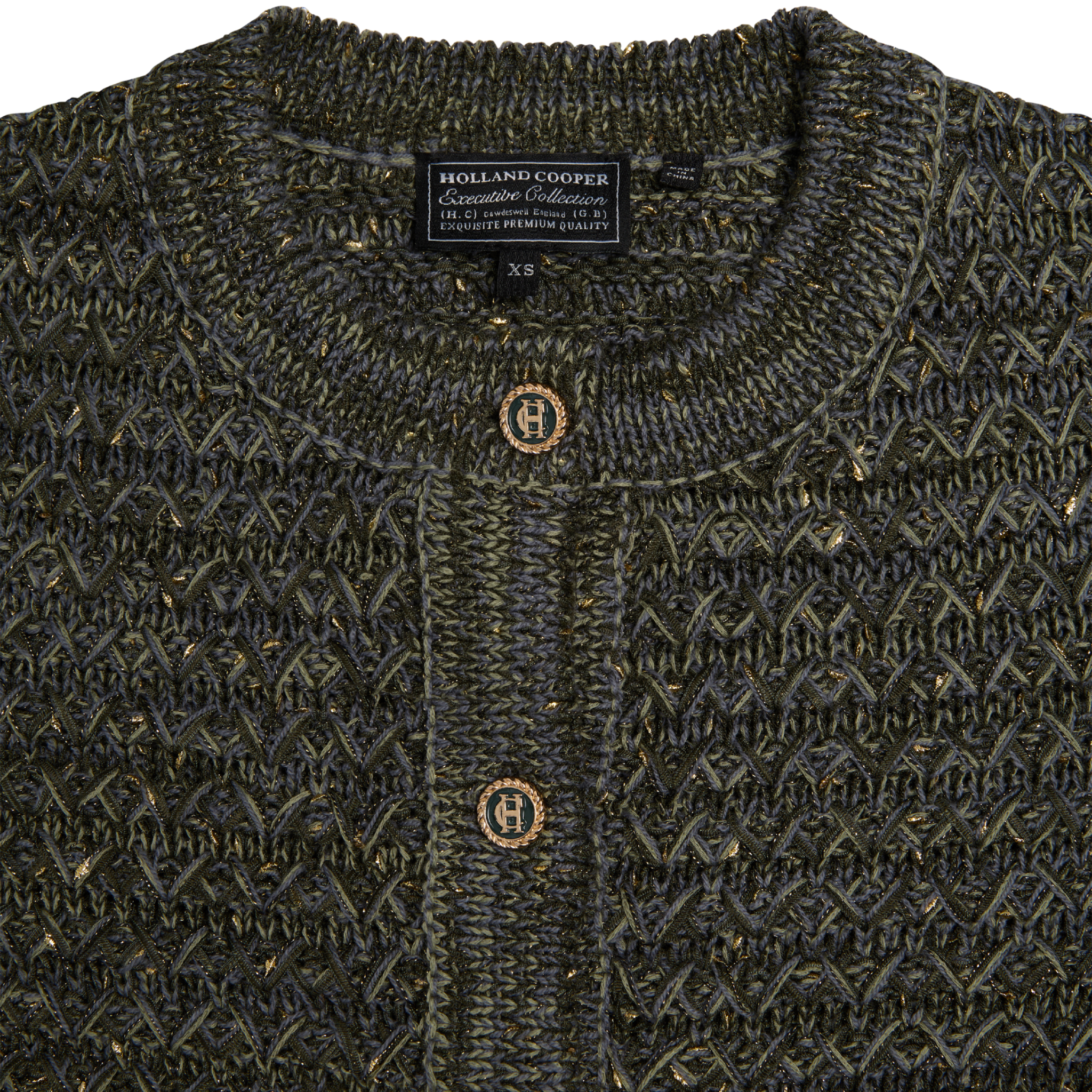 Sofia Knitted Jacket Green