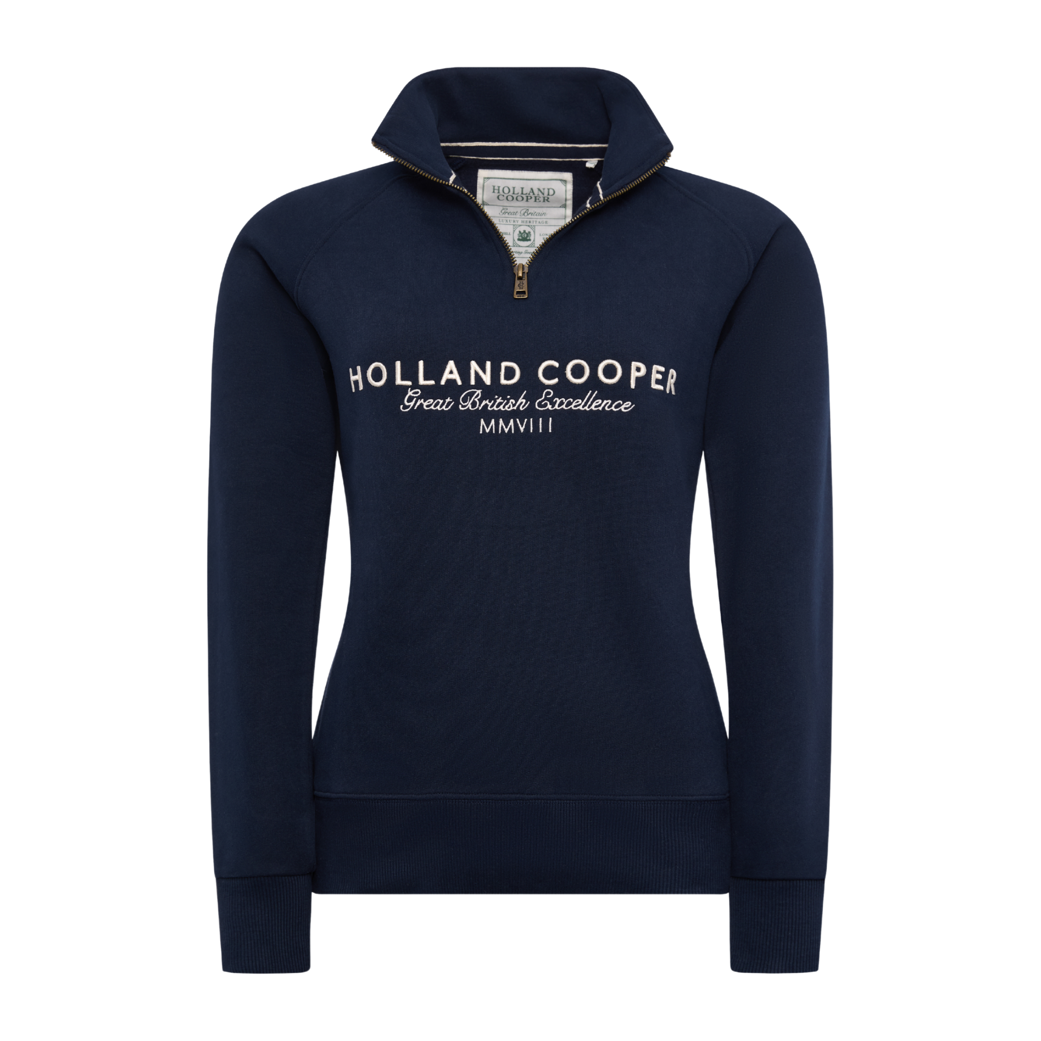 Sporting Goods Zip Henley Ink Navy