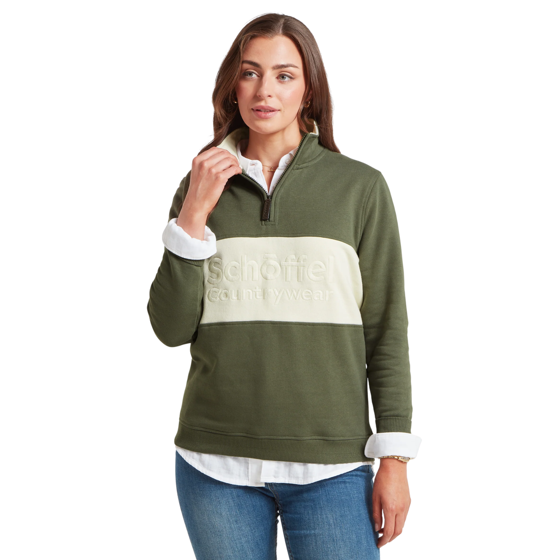 St Agnes Sweatshirt Beetle Green