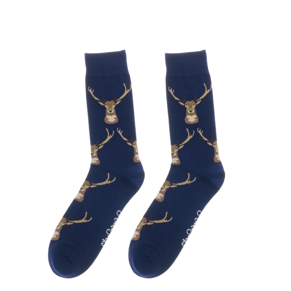 Stag Socks Navy