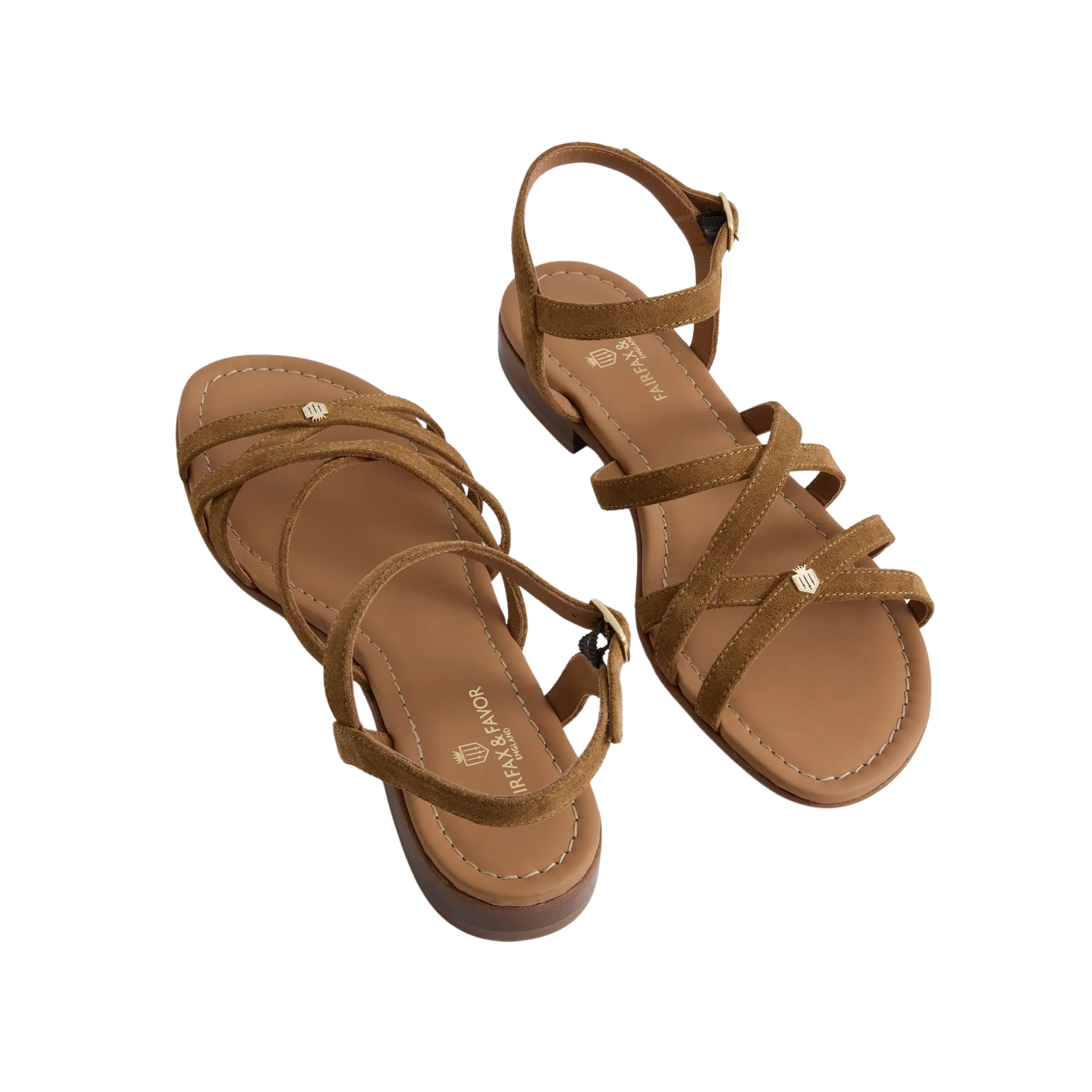 St Ives Sandal Tan Suede