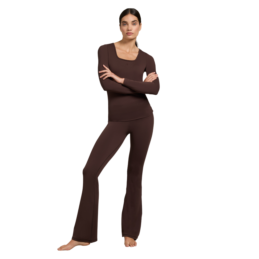 Super Soft Flared Pant Walnut