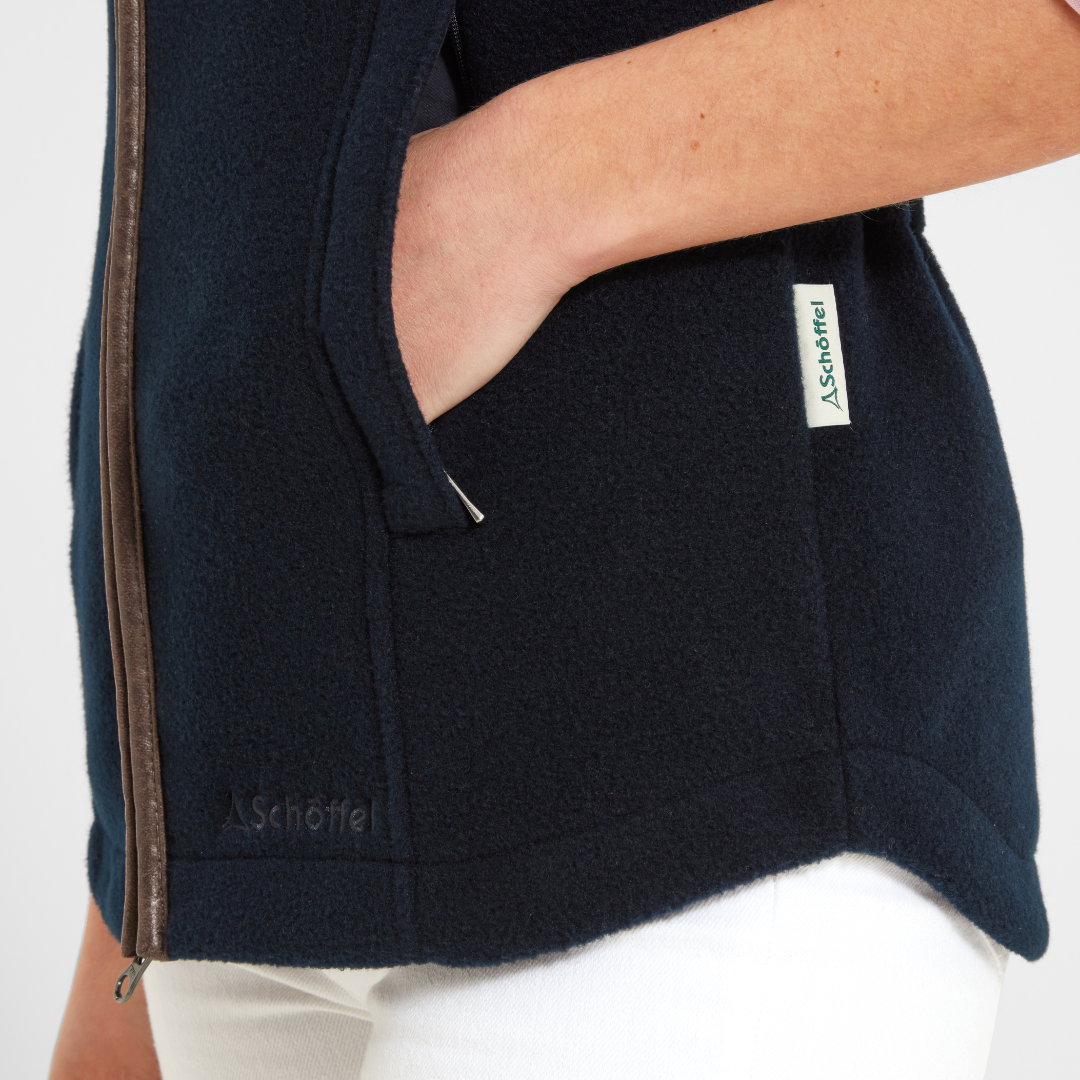 Lyndon Fleece Gilet Navy