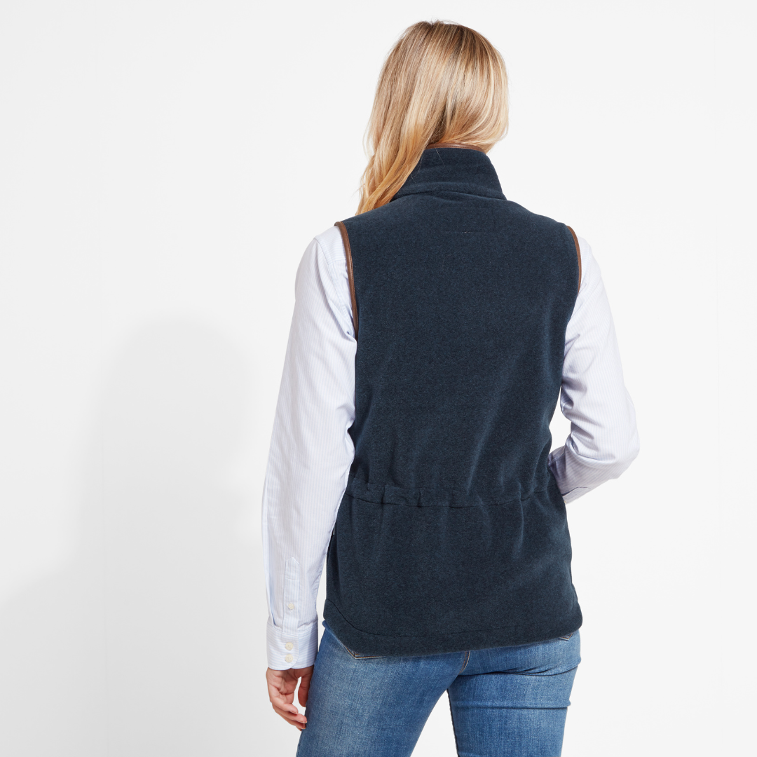 Lyndon Fleece Gilet Petrol Blue