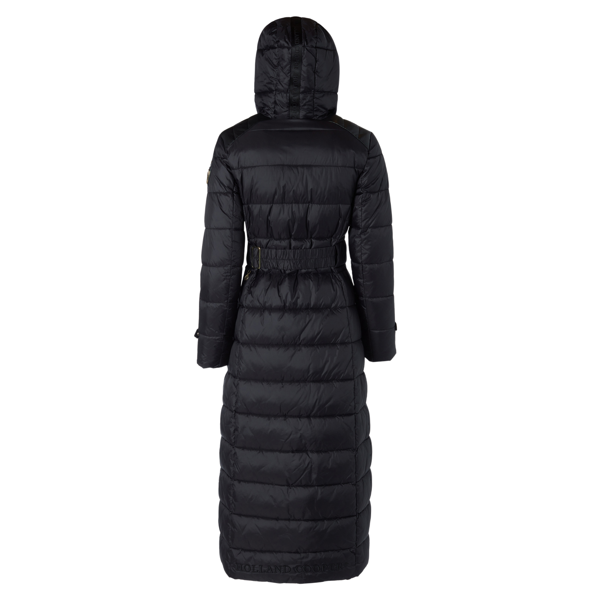 Arosa Longline Coat Black