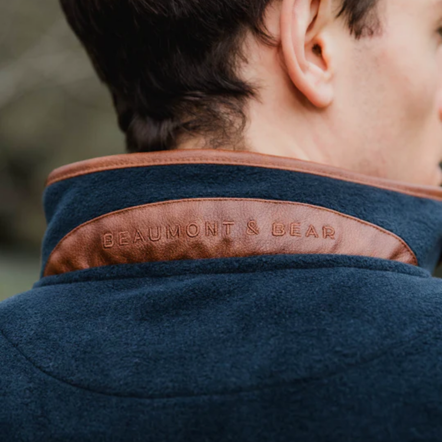 Topsham Unisex Quarter Zip Fleece Navy