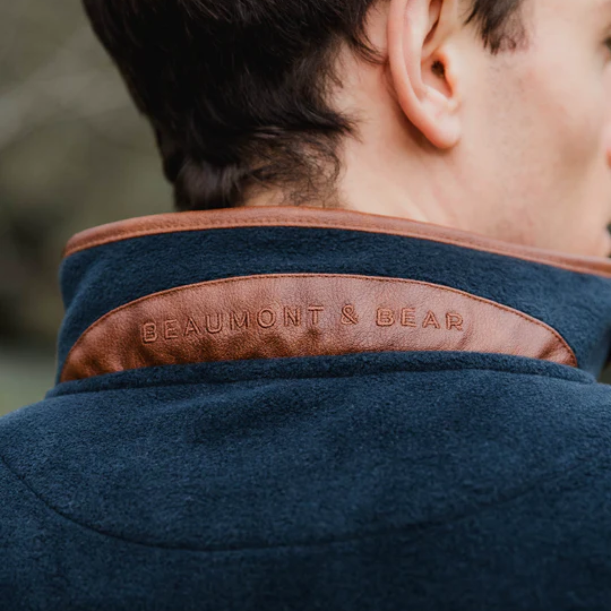 Topsham Unisex Quarter Zip Fleece Navy