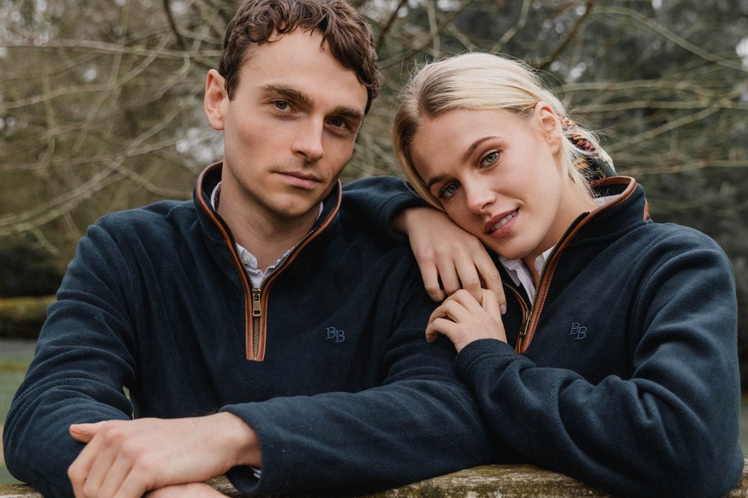 Topsham Unisex Quarter Zip Fleece Navy