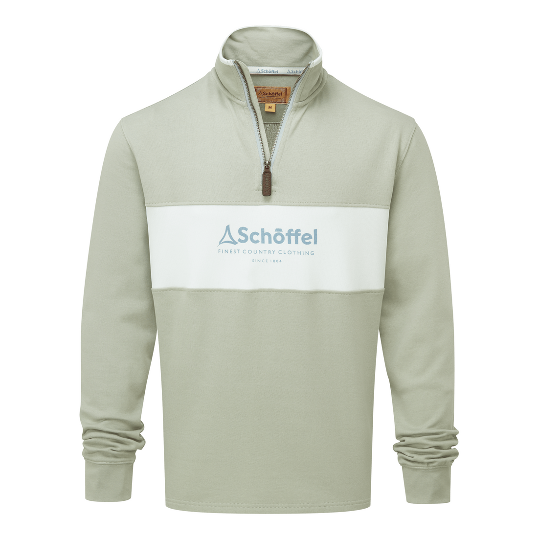 Trencrom 1/4 Zip Aqua Grey/ Blue Water