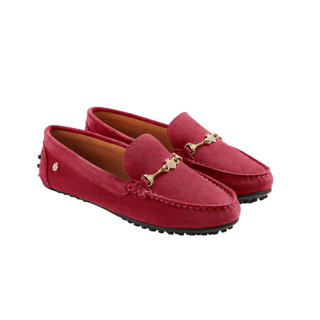 Trinity Driving Shoe Cherry Suede