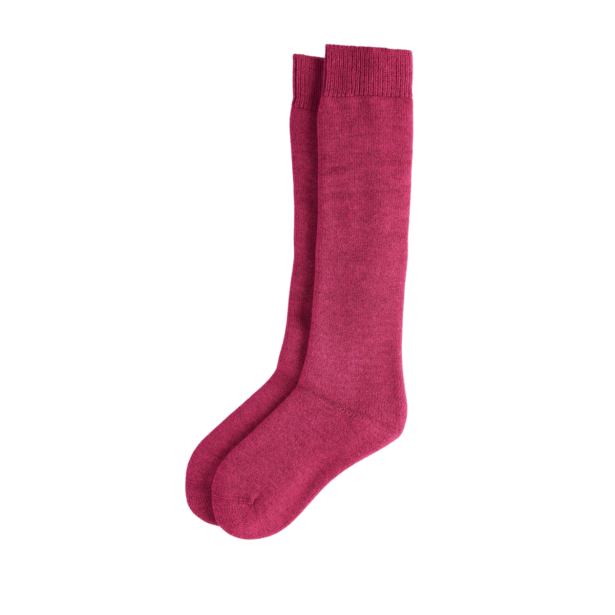 Barbour Wellington Knee Socks Raspberry