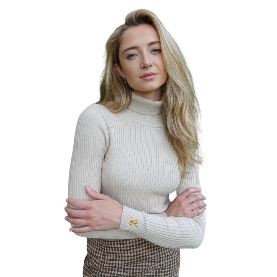 Elizabeth Roll Neck Oatmeal