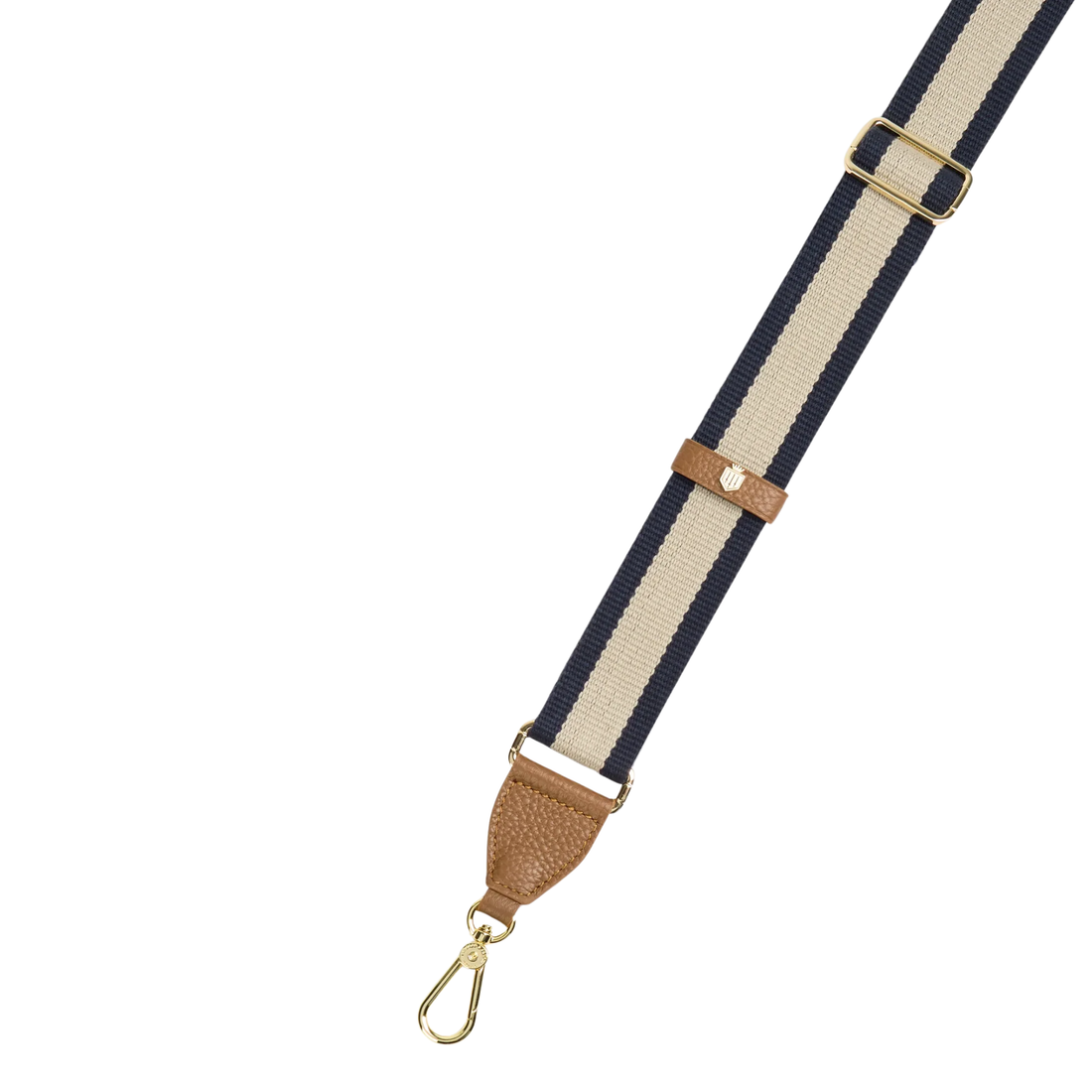 Signature Webbing Strap Navy & Cream