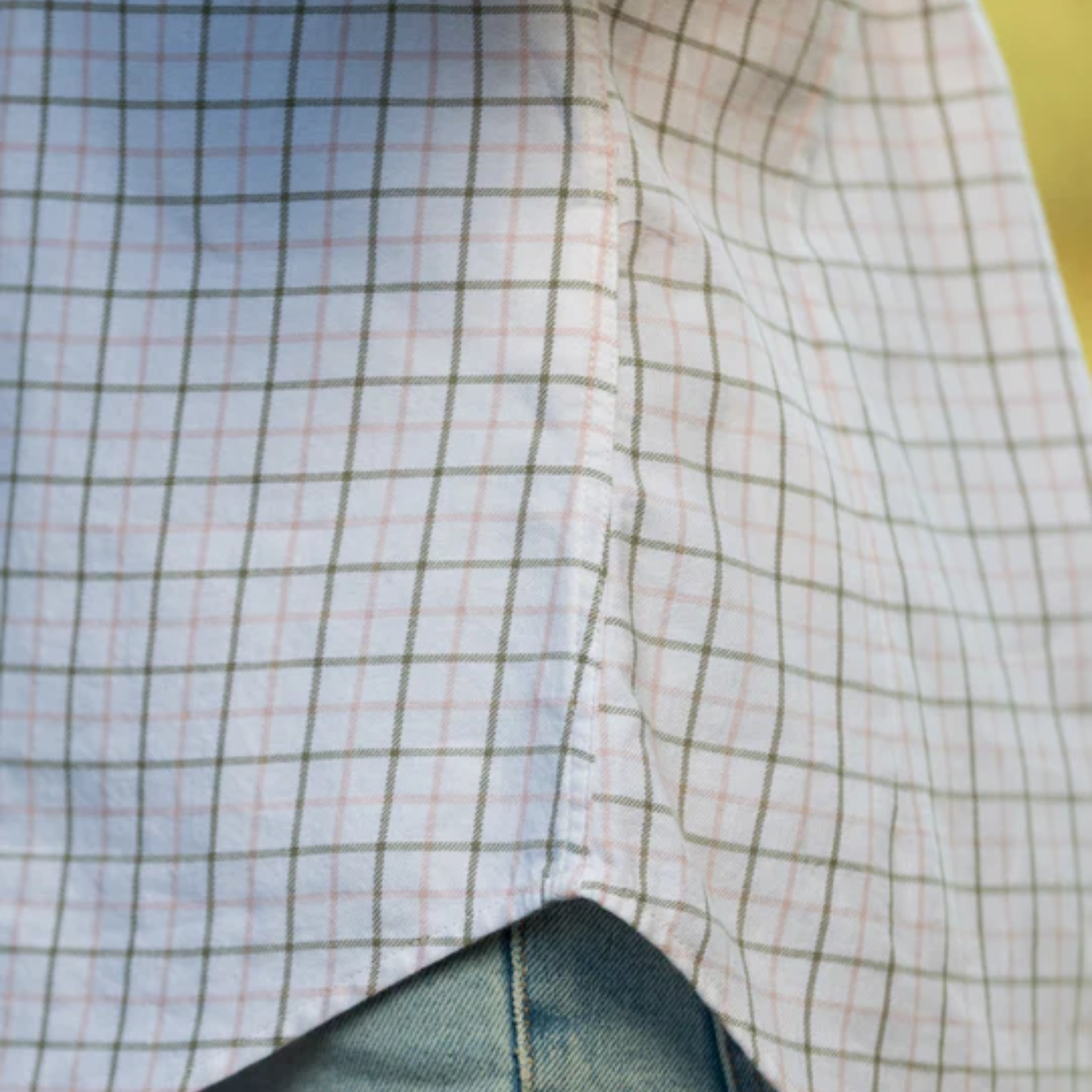 Widdicombe Tattersall Shirt Olive And Pink