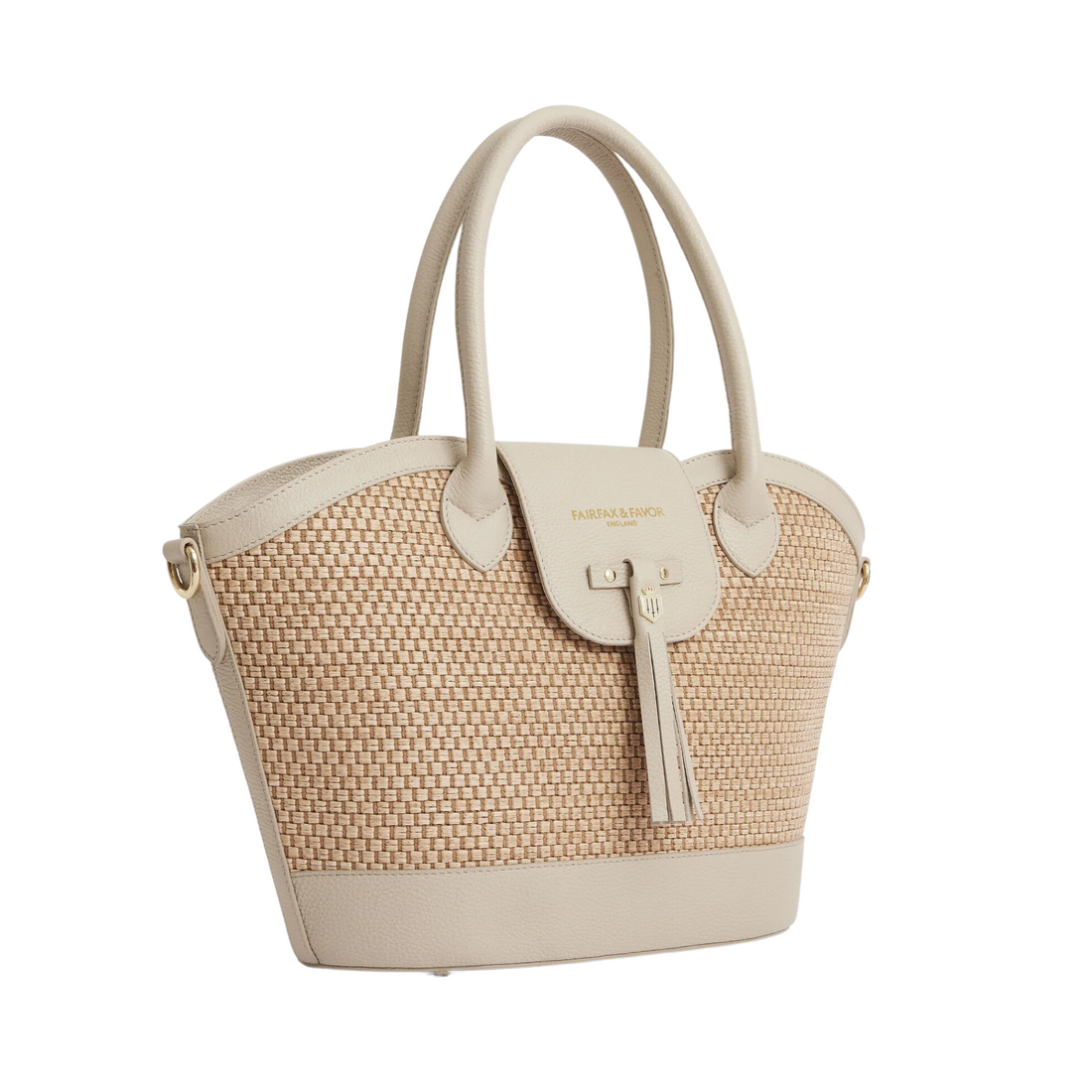 Windsor Basket Bag Stone Leather