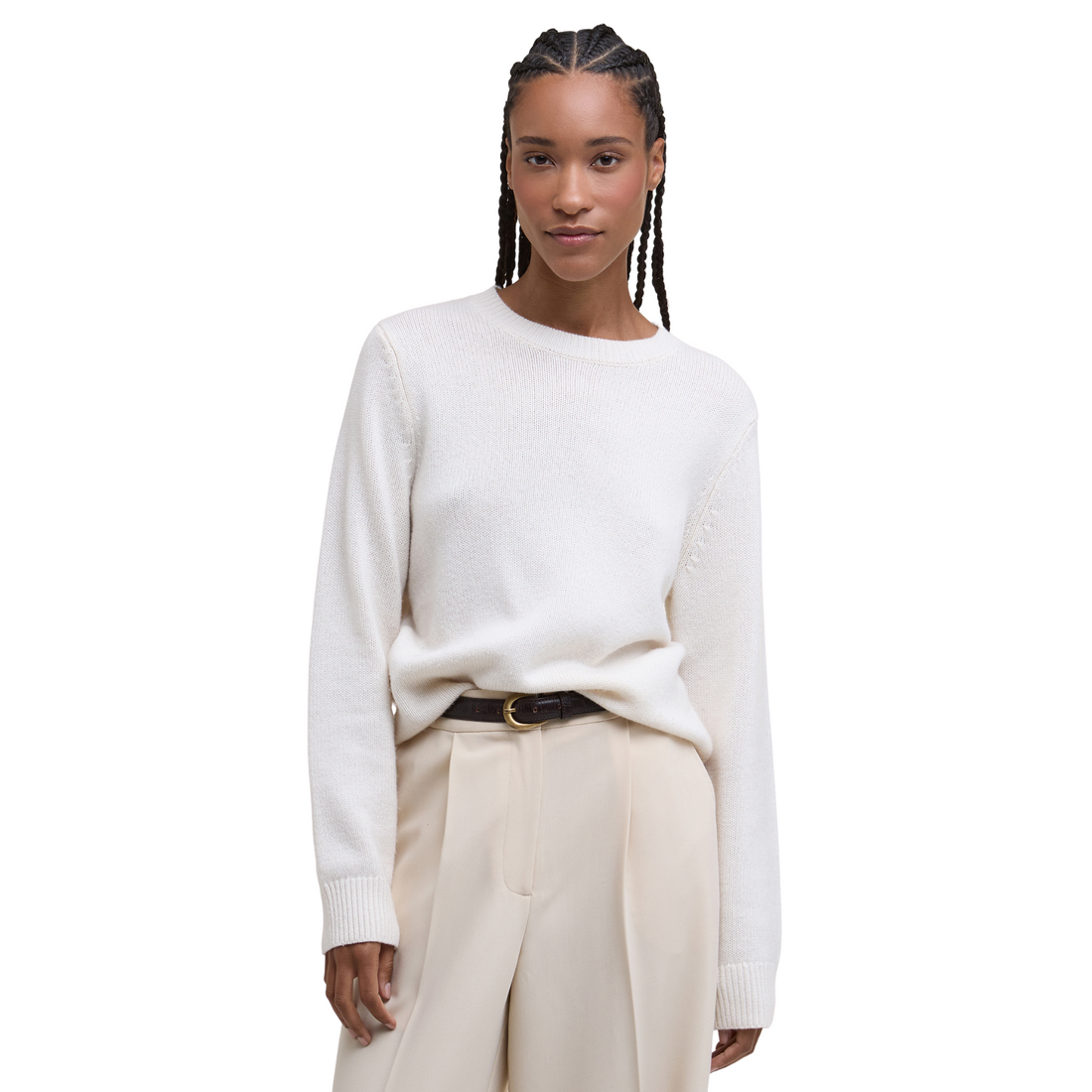 Woodhouse Knitted Jumper Ecru