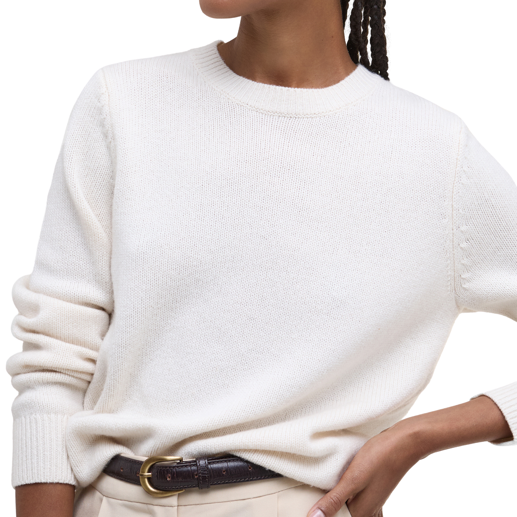 Woodhouse Knitted Jumper Ecru