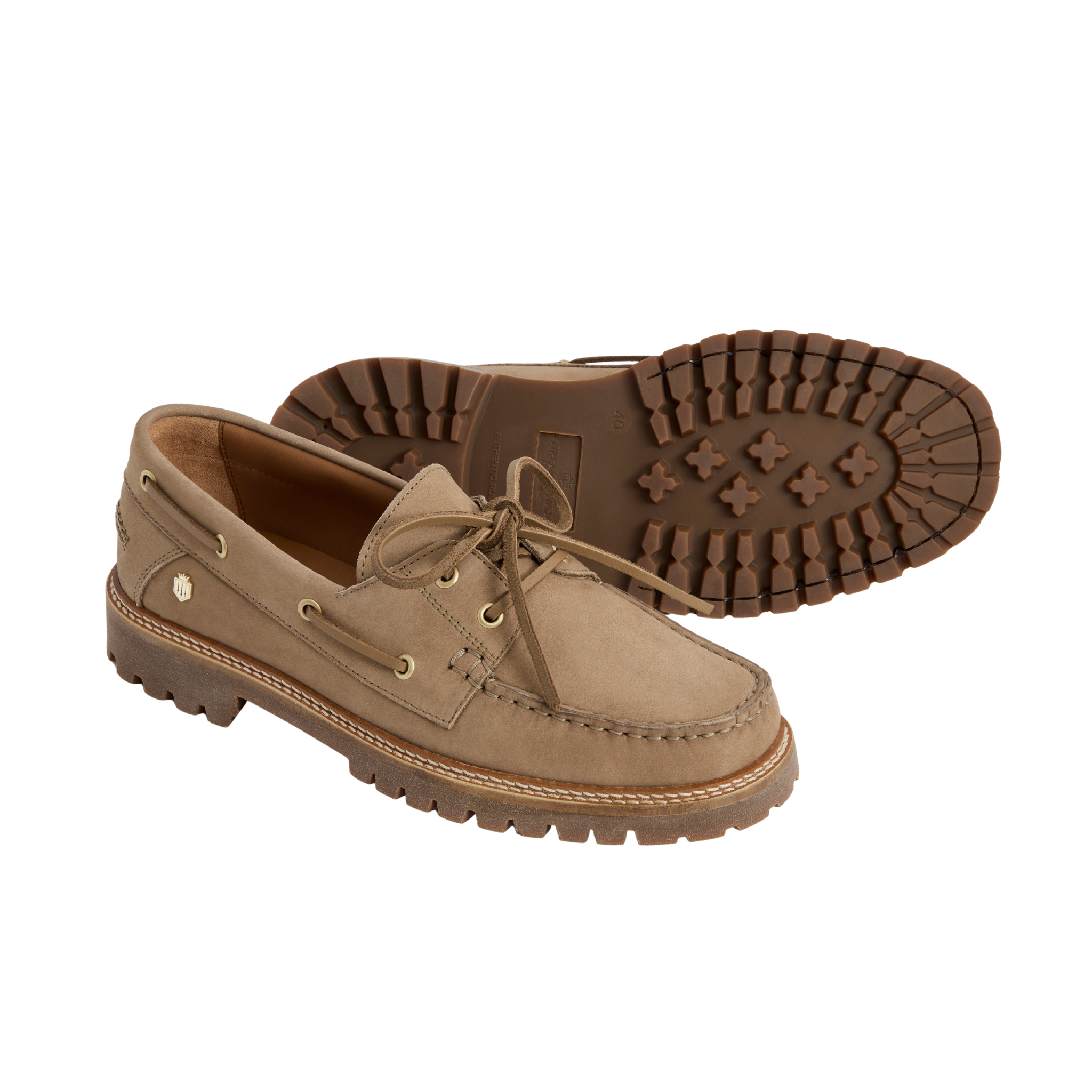 Aldeburgh Deck Shoe Fawn Nubuck