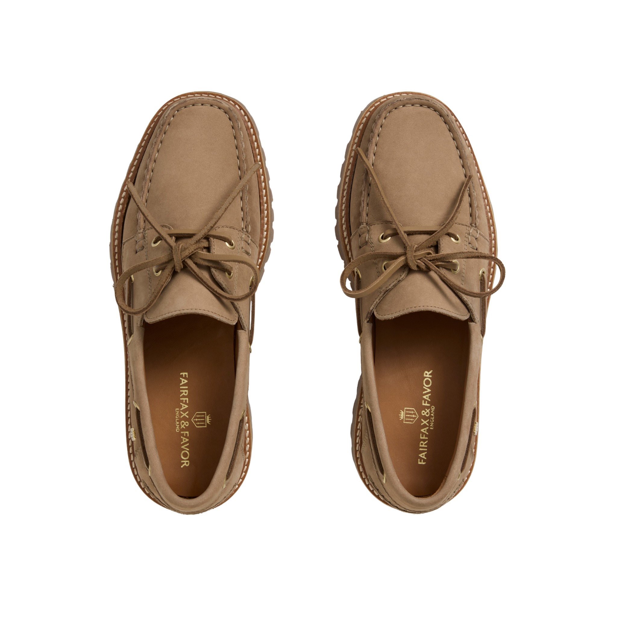 Aldeburgh Deck Shoe Fawn Nubuck