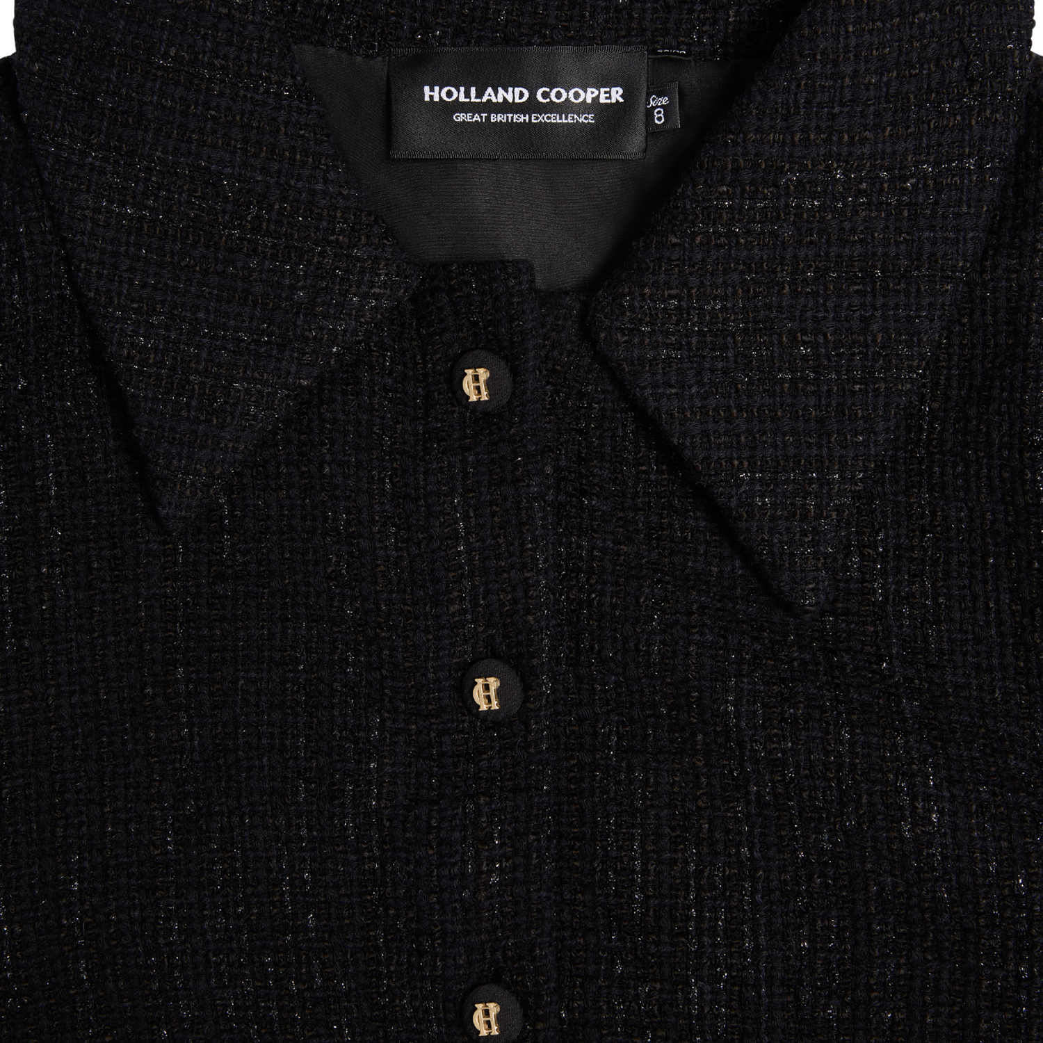 Alice Collard Mini Dress Black Sparkle