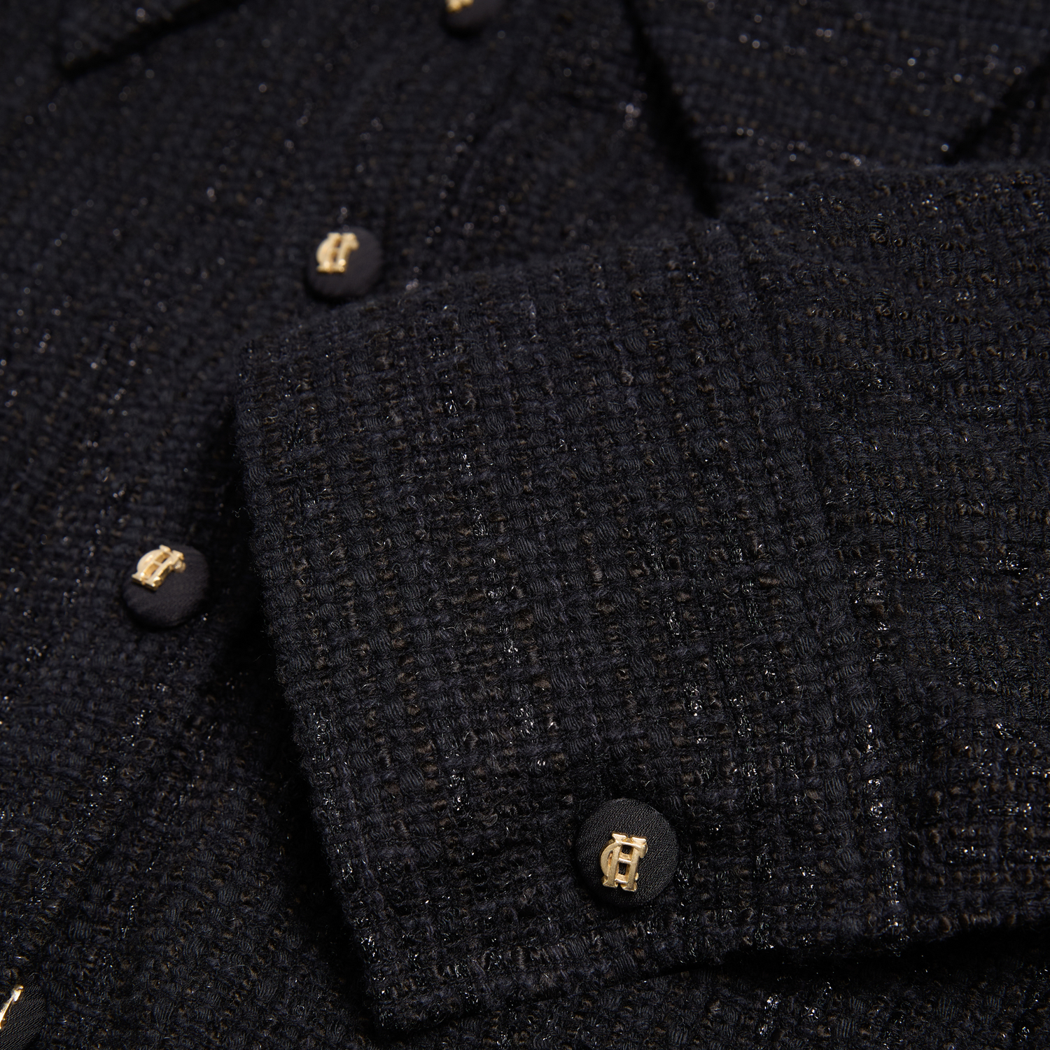 Alice Collard Mini Dress Black Sparkle