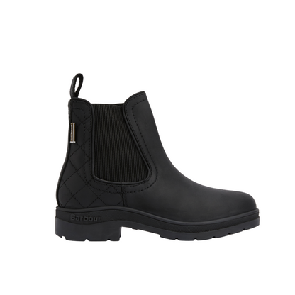 Amble Chelsea Boot Black Nubuck
