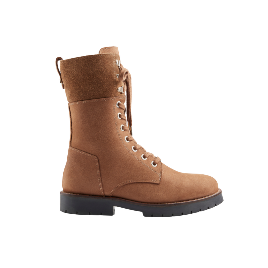 Anglesey Shearling Lined Boot Cognac Nubuck