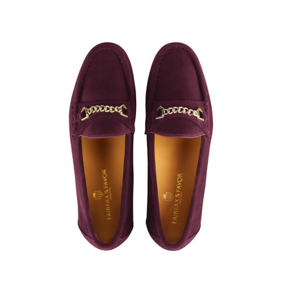 Apsley Loafer Elderberry Suede