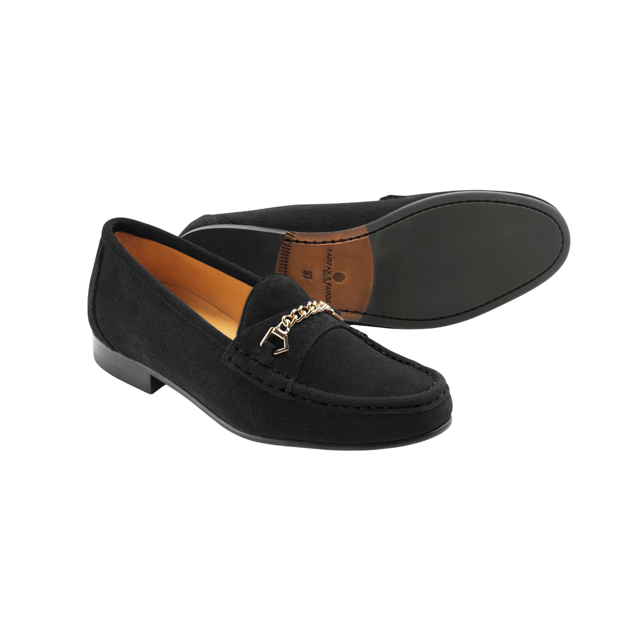 Apsley Loafer Black Suede