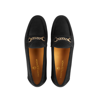 Apsley Loafer Black Suede