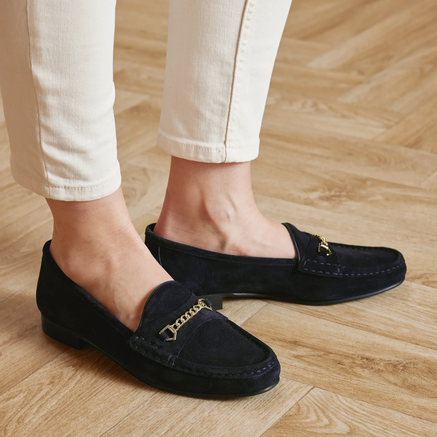 Apsley Loafer Navy Suede